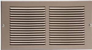 24" X 8" Pewter Cold Air Return Vent Cover / Grille