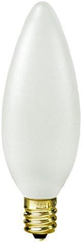 40 Watt - B9.5 - Frost - Straight Tip - 2500 Life Hours - 384 Lumens - Candelabra Base - 130 Volt - PLT C32X93B-40W-F