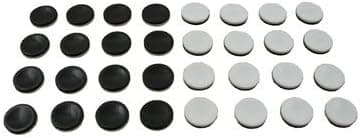 Othello Game - 32 Replacement Discs - Black & White Reversible Pawns/Pieces