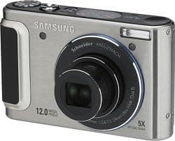 Samsung TL320 12MP Digital Camera with 5x Schneider Wide Angle Dual Image Stabilized Zoom and 3.0 inch OLED Screen (Silver)