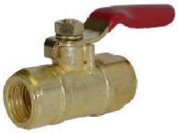 New Mid Flow Ball valve 1/4" Fpt x 1/4" Fpt - water, oil or gas PERFECT FOR TANK DRAIN