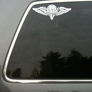US Army Parachute Rigger Badge vinyl decal small
