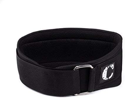 Contraband Black Label 4040 5in Foam Padded Weight Lifting Belt w/Hook & Loop - Perfect Heavy Duty Back Support for Weightlifting Bodybuilding Powerlifting - Men & Women