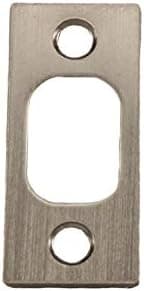 Kwikset 85072-15 Satin Nickel Square Corner 1" x 2-1/4" Deadbolt Strike Standard on 660 Series
