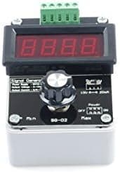 KNACRO Adjustable Current Voltage Analog Simulator, 0-20mA Signal Generator, DC 0-10V 4-20mA Changeable Current Source for Valve Adjusting PLC Panel LED Testing, Transmitter Output Simulation