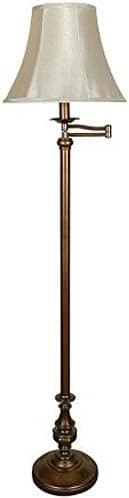 Swing Arm Floor Lamp - Brass (59.5")