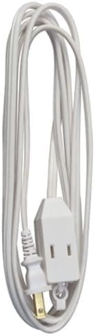 Master Electrician 09412ME 9-Feet Cube Tap Extension Cord, White