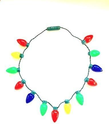 Gloworks Flashing Christmas Bulb Necklace by Gloworks Imports