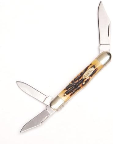 CRKT Pocket Classic Three Blade Folding Pocket Knife, Plain Edge 6065