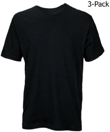2(X)IST 2xist Mens 3-Pack Crew Neck T-Shirts (Small, Black) [Apparel]