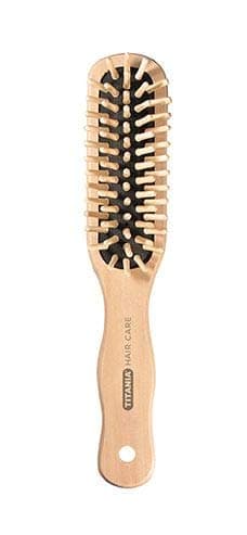 Titania Pneumatic Brush Wooden Rectangular 5 Rows 54 g