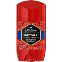 Old Spice Anti-Perspirant and Deodorant Stick, Captain, 2.6 oz (Pack of 2)
