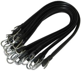 Shop-Tek/Valley 9-Inch Length EPDM Rubber Tie Straps, 10-Pack