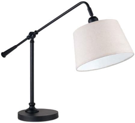 OttLite 15w Cheval Table - Matte Black