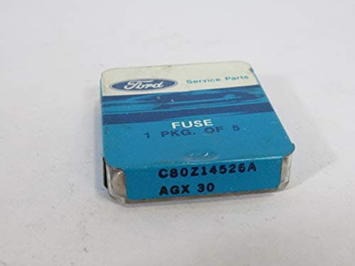 Bussman AGX-30 Agx Glass Fuse - 1/4" X 1" - 30 Amp