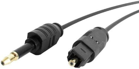 StarTech.com THINTOSMIN3 3 feet Toslink to Mini Digital Optical SPDIF Audio Cable