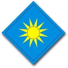 US Army 40th Infantry Division Patch Decal Sticker 3.8"