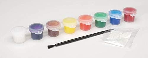 The New Image Group Glass Stain Paint Pots-Glitter Regular