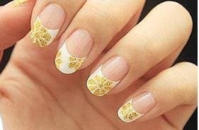 [Ang Nail] 3D French Tip Nail Polish Film - Wedding Day