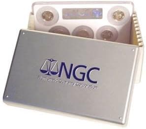 NGC Silver Plastic Storage Box 10 Multi-Slab Holders
