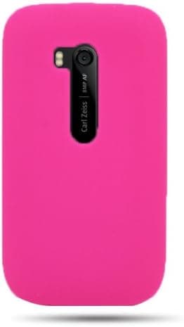 CoverON Soft Silicone HOT PINK Skin Cover Case for NOKIA 822 LUMIA / ATLAS VERIZON [WCB421]