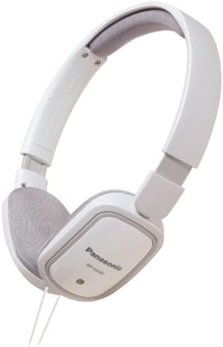 Panasonic RP-HX40-W Light Weight On-Ear Monitors Headphones (White) (Discontinued by Manufacturer)