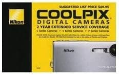 Nikon 2-Year Extended Service Coverage (ESC) for Nikon Coolpix Digital Cameras
