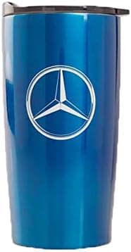 Mercedes Benz Blue Himalayan Stainless Steel Double-Wall Engraved Tumbler 20 oz