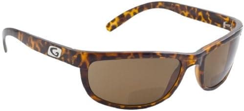 Guideline Eyegear Hatteras Bifocal +1.50 Sunglass, Tortoise Frame, Freestone Brown Polarized Lens, Medium/Large