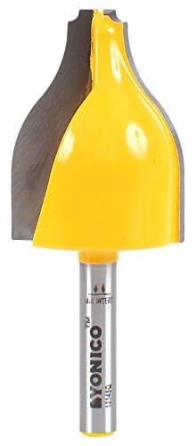 Yonico Router Bits Raised Panel Vertical Ogee & Bead 1/4-Inch Shank 12148q
