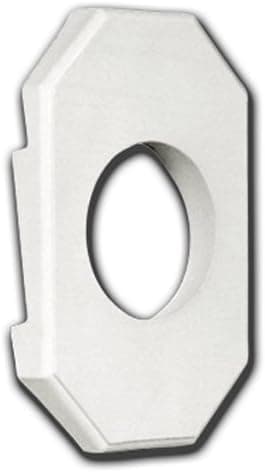 Special Lite Products LB-8051-DBL Light Block - Double Fits 5/8-Inch Lap 4-Inch Siding, White