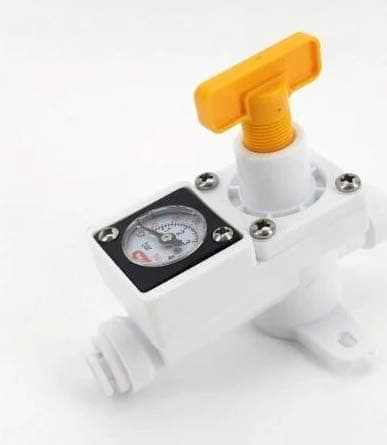 Duotight Inline In-Line Regulator - With Integrated Gauge For Water Or Gas