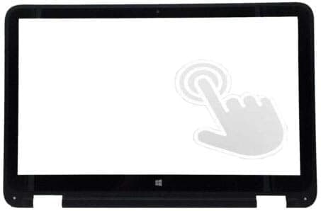 WARWOLFTEAM Compatible with HP Envy X360 15U 15-U010DX 15-U011DX Front Touch Screen Digitizer Glass Replacement 15.6 inch with Frame Touch Control Board (Without LCD)