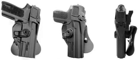 Concealed Carry Hand Gun Level-3 Retention Holster for Sig Sauer SP2022/SP2009 Black IMI RSR Defence Gun / Pistol Holster