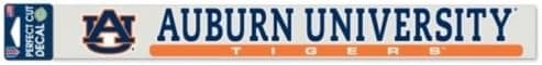 Wincraft NCAA Auburn University Tigers Official 2"x17" Color Perfect Cut Decal