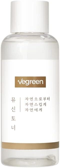 VEGREEN Alcohol-Free Mucin Essence Toner - Soothing Daily Facial Toner for Dry and Sensitive Skin with Phytomucin and Essential Oil-Free Formula - Korean Vegan Skincare, 150ml