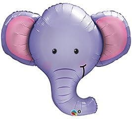 One XL BABY BOY PURPLE ELEPHANT BABY SHOWER Balloons Decorations Supplies