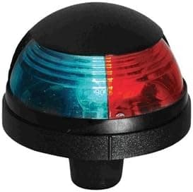 Attwood Pulsar 1-Mile Deck Mount, Bi-Color Red/Green Combo - 12V - Black Housing