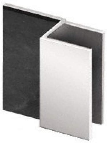 CRL DSSQ1CH Polished Chrome Square Style Frameless Shower Door Stop