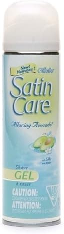 Gillette Satin Care Shaving Gel, Alluring Avocado - 7 oz