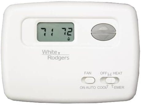 White Rodgers 1F79-111 Non-Programmable Heat Pump Thermostat