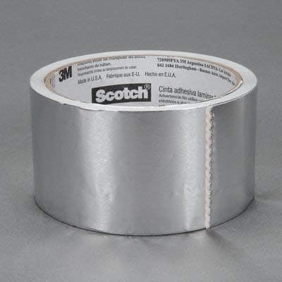 3M 3311 Aluminum Tape - 60 in Width x 3.6 mil Total Thickness - Flame Retardant - 58757 [PRICE is per ROLL]