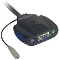 C2G/Cables to Go 52044 - 2 Port VGA & PS/2 Micro KVM with Audio Trulink