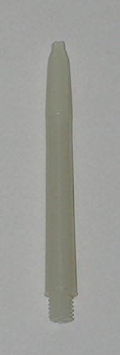 White Nylon Dart Shafts - 3 Sets, 2BA Medium
