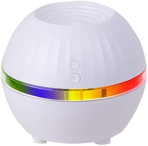 Air Innovations Ultrasonic Cool Mist Personal Humidifier LED Mood Light Model AI-100– Travel Size – for Small Rooms Up to 150 sq. ft. (White)