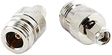 CablesOnline, SMA Male Plug to N Female Jack Adapter, RF-N141