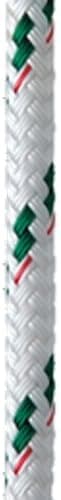 New England Ropes 5/16in (8mm) Sta-Set Green Fleck 60 Feet Long