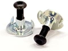 Atlas Bipods Rail Mounting Fastener Set 2 use with BT15 and BT17 if needed, Silver, BT1517