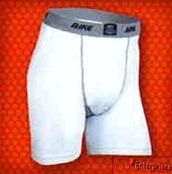 3 pr Bike teen boxer supporter compression performance shorts White L BTSP37 NEW