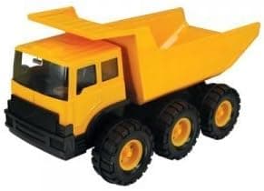 STEEL RODER Yellow Steel Dump Truck 9 inch Replica